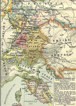 Map of Northern Italy, 1806
