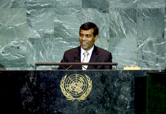 Concerning Climate Change: President Nasheed is Going to Lead by Example