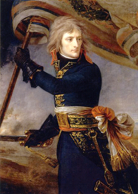 Bonaparte on the Bridge at Arcole on November 17, 1796