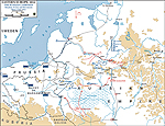Map of the Russian Campaign 1812: July 24