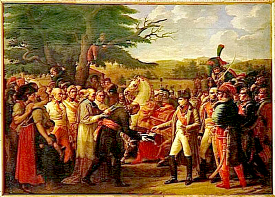 Napoleon Receiving the Keys to the City of Vienna — November 13, 1805