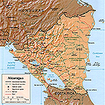 Map of Nicaragua 1997