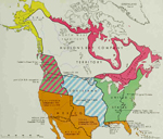 Map of North America 1670-1867: Territorial Possessions