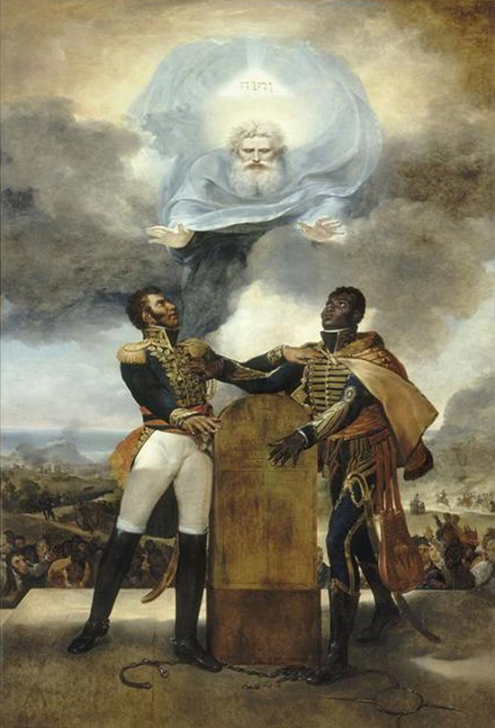 Oath of the Ancestors, Serment des Anctres, Painting by Guillaume Guillon Lethire 1822