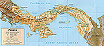 Map of Panama 1995