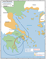 Peloponnesian Wars - Map