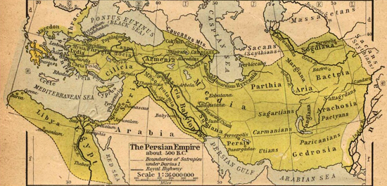 Map of the Persian Satrapies