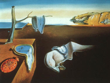 Dali's painting Persistence of Memory, 1931