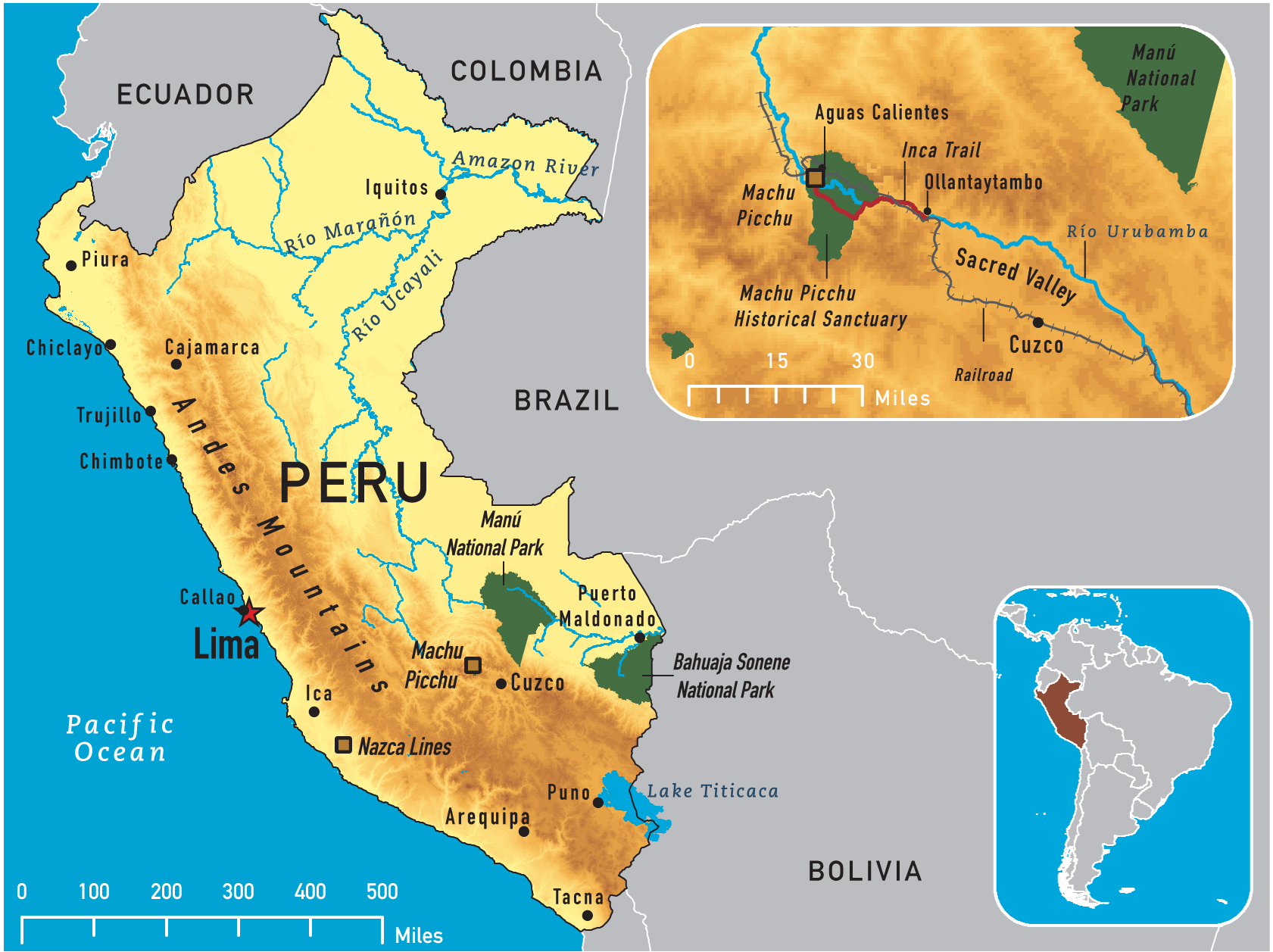 Map of Peru 2011