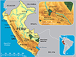 Map of Peru 2011