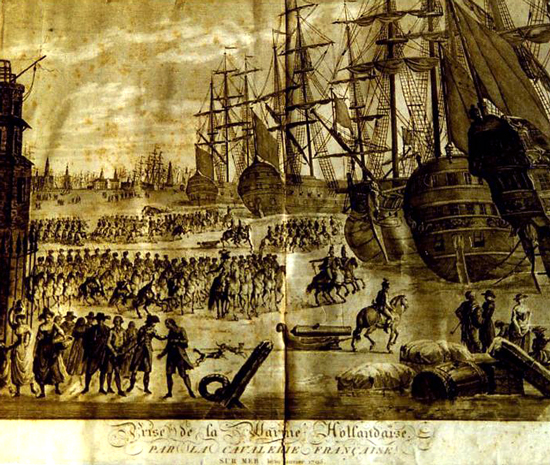 Capture of the Dutch Navy by the French Cavalry, January 17, 1795