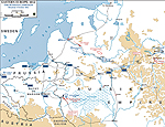 Map of the Russian Campaign 1812: October 4