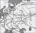 Russian Civil War 1919 - Farthest Advance of the Anti-Bolsheviks Forces