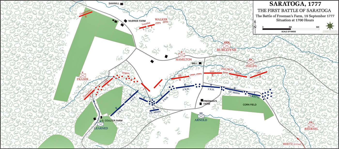 Us Map 1700