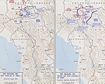 Map of WWI: Serbian Campaign - August-December 1914
