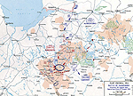 Map of the Battle of Tannenberg - August 27-30, 1914