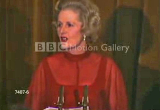 THE IRON LADY - A NAME RESULTING FROM HER BRITAIN AWAKE SPEECH