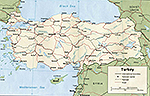 Map of Turkey 2006