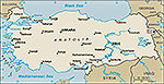 Map of Turkey 2010