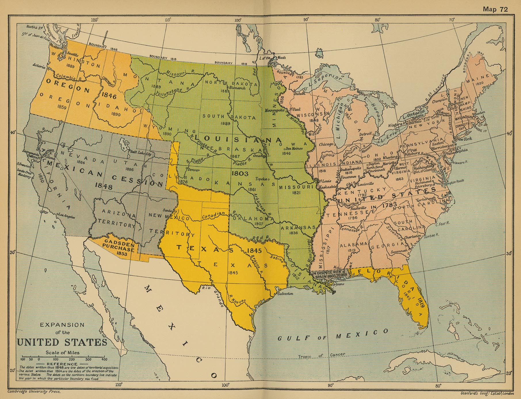 Us Map 1783