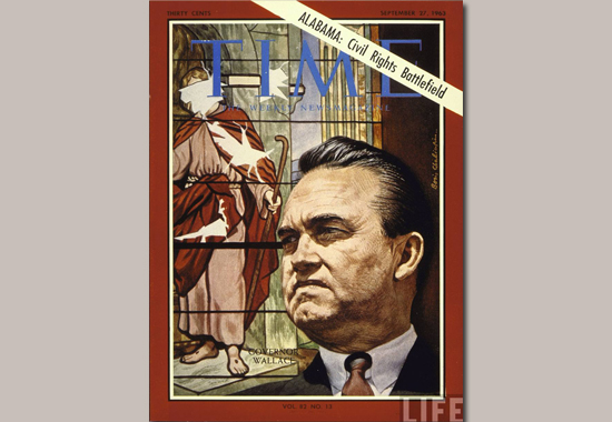 MADE THE TIME COVER - GEORGE C. WALLACE 1963