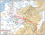Map of WWI: Western Front Sept 30-Nov 11, 1914