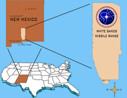 Map White Sands Missile Range NM