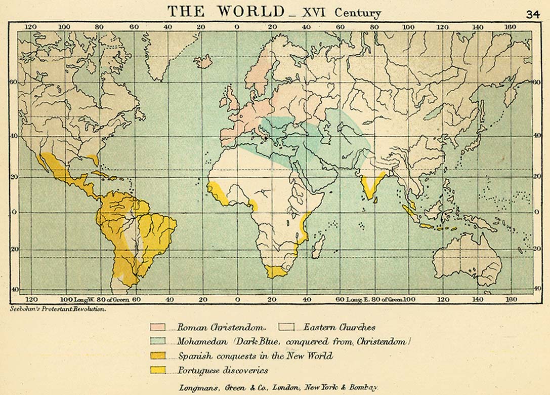 World Map 16th Century