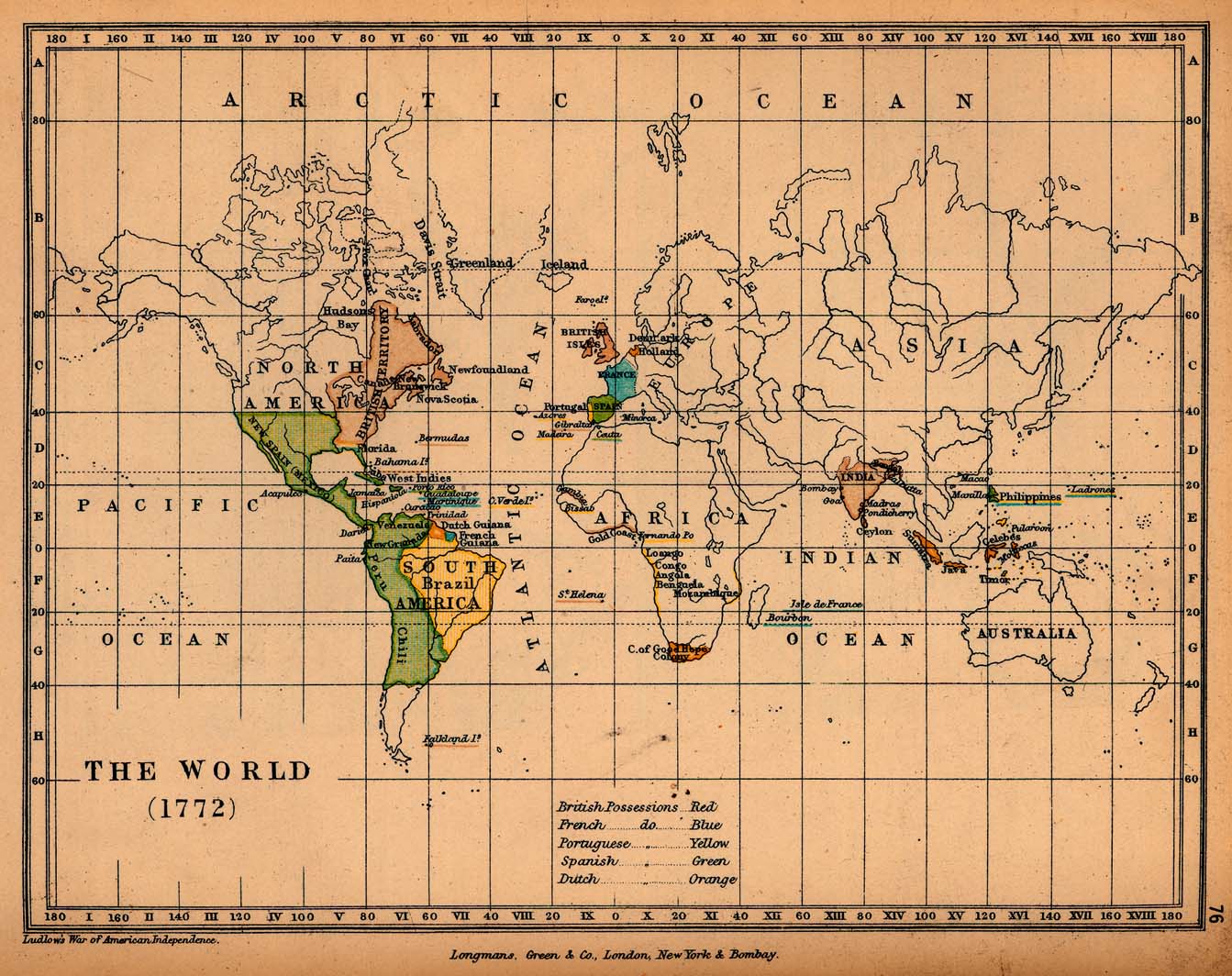 World Map 1700