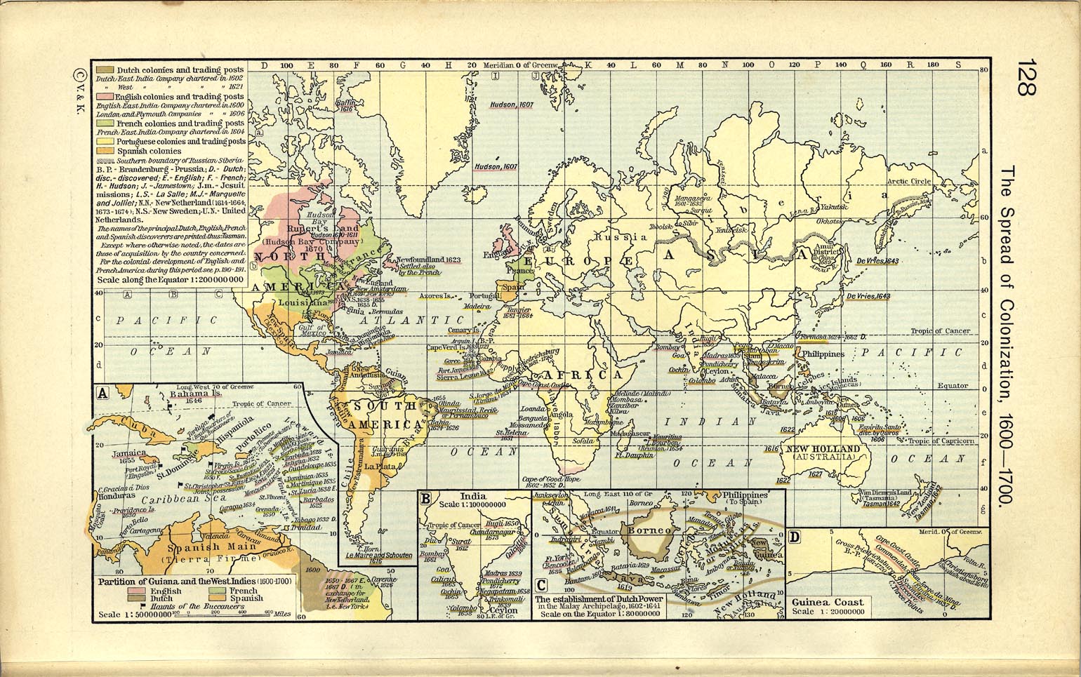 World Map 1700