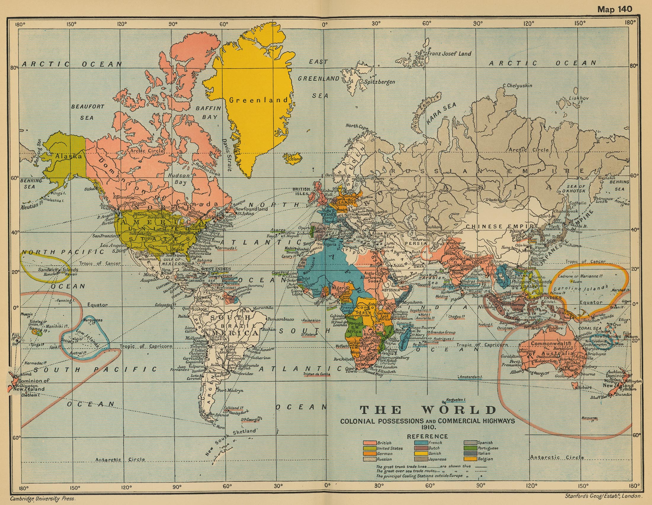 World Map 1910