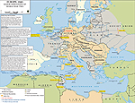 Map of WWII - Major Operations 1939-1945