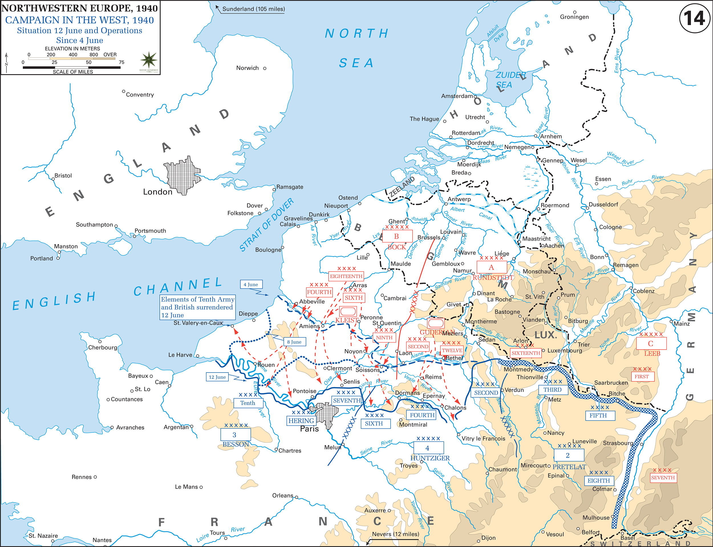 WWII - The War in the West: June 4-12, 1940