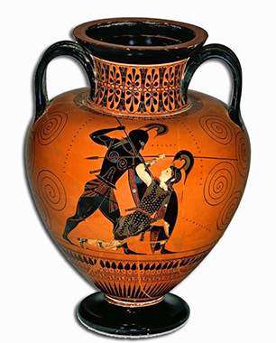 Amphora, made in Athens about 540-530 BC. British Museum, London.