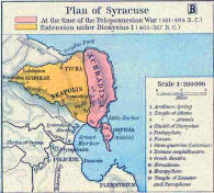Plan of Ancient Syracuse