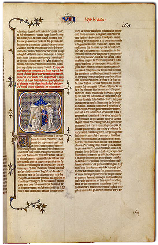 Charles III the Fat in the Grandes Chroniques de France