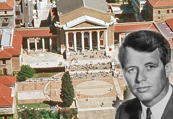 SPEAKING AT CAPE TOWN, SOUTH AFRICA - ROBERT F. KENNEDY 1966