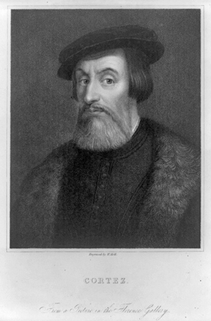 Hernán Cortés by W. Holl