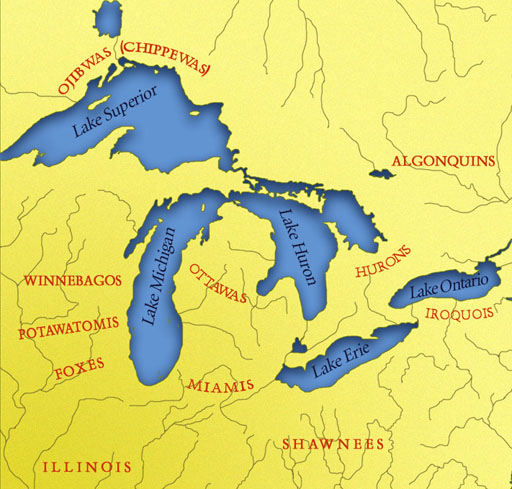Native Americans Map List Tribes And Peoples In History