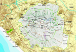 Map of Mount Vesuvius