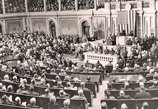 STATE OF THE UNION ADDRESS - THE FOUR FREEDOMS BY F.D. ROOSEVELT